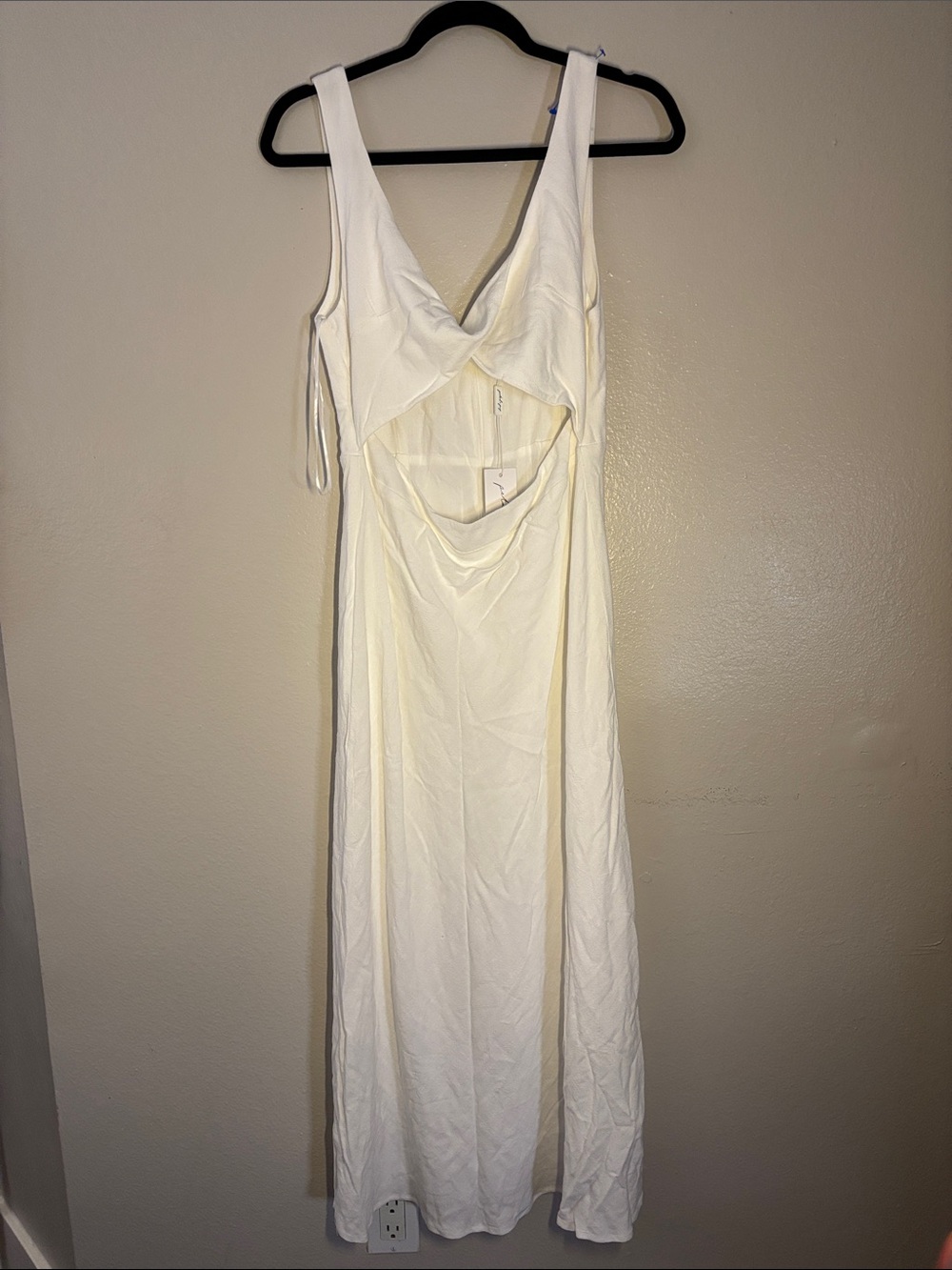 Petal and Pup Sleeveless Ivory Maxi Dress with Cowl Back